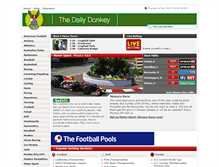 Tablet Screenshot of dailydonkey.bestbetting.com